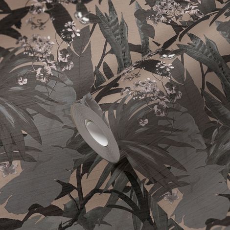 papier peint jungle gris et marron - Livingwalls (1/5)
