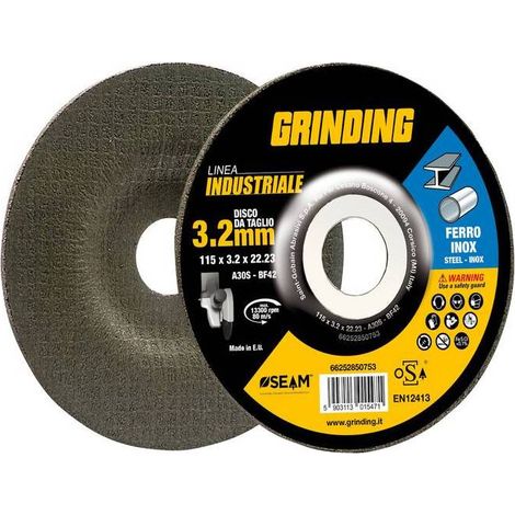 5 x GRINDING INDUSTRIALE DISCO FERRO DEPRESSO 115X2,4