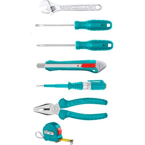 TOTAL Werkzeugsatz, 7-teilig THKTHP90076