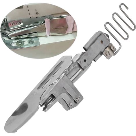 Cylindre Double Plieur Élastique pour Machine à Coudre (Entrée 1-1/2" Sortie 7/16") (1/5)