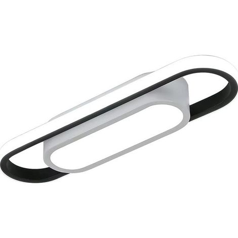 Rectangular LED ceiling light 24W – 3000 lm – 6500K cool white – acrylic interior lighting (1/5)