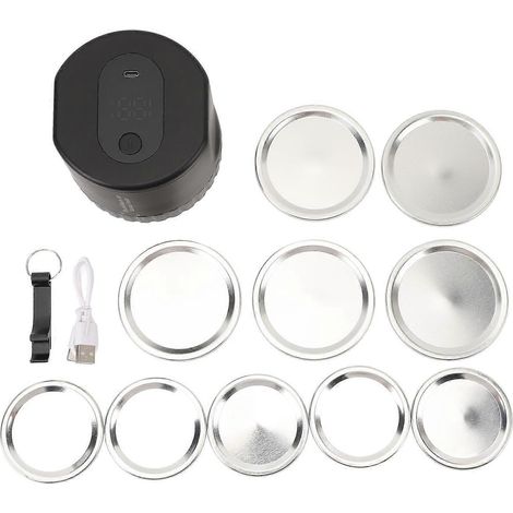 Machine de mise sous vide portable rechargeable pour bocaux Mason, utilisation en un clic, idéale pour la maison (1/4)