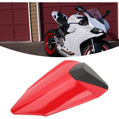 Pieza de repuesto para el carenado trasero de goma ABS roja del asiento de la Ducati 899 2012-2015.