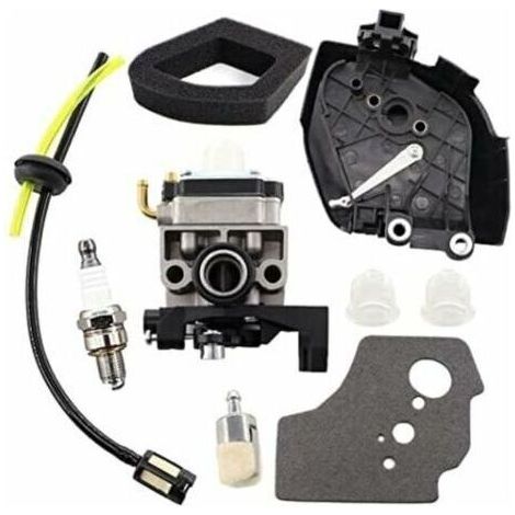 Carburateur avec filtre à air, couvercle de filtre à air et boîtier de tuyau à essence pour moteur Honda GX35 GX35NT HHT35S 1.3 CV, pour débroussailleuse et mini moteur à essence. (1/4)
