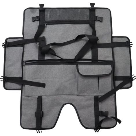 Housse Écran Ordinateur - Étui De Protection pour Moniteur avec Poches - Réglable Anti-poussière Housse De Transport pour Écran Ordinateur