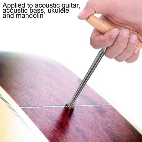 Alésoir pour cheville de guitare, outil de perçage pour cordier et chevilles d'accordage (1/5)