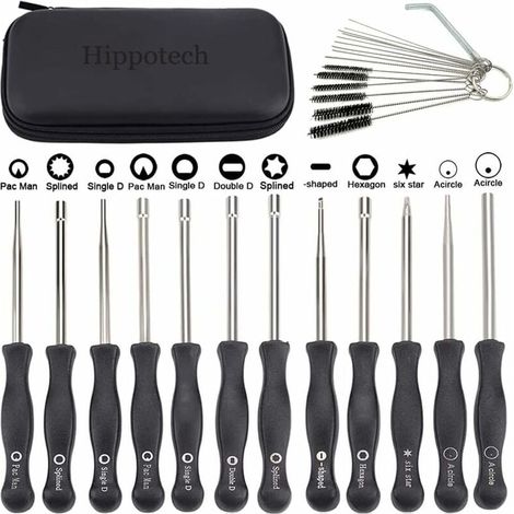 Ulisem 12-teiliges Vergaser-Einstellwerkzeug-Set mit Acircle-Schraubern für kleine 2-Takt-Motoren für Husqvarna für STHIL für ECHO-Kettensäge (1/5)