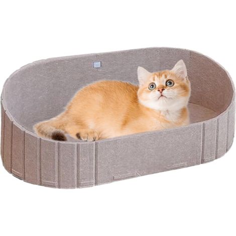 Lit pour chat, niche en feutre, nid confortable (1/5)