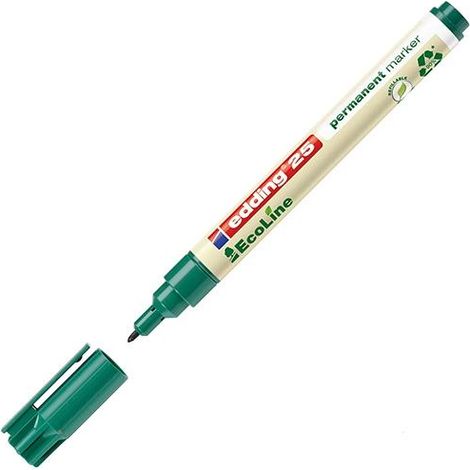EDDING Marcador permanente EcoLine 25 punta conica 1mm verde