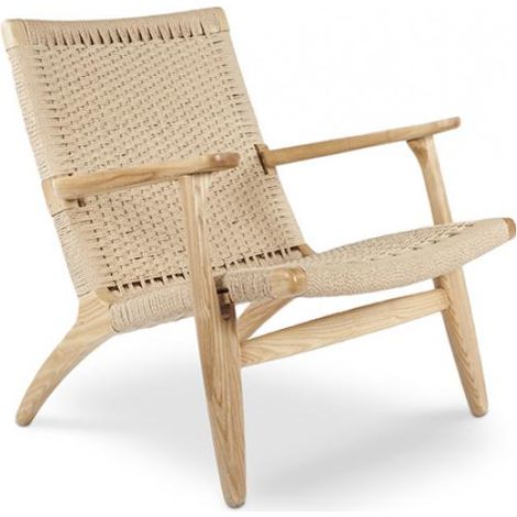 Sillón de Salón de Madera y Cuerda - Diseño Artesanal Boho Bali  - Birma (1/4)