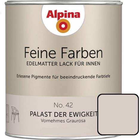 Alpina Feine Farben Lack No. 42 Palast der Ewigkeit graurosa edelmatt 750 ml Buntlacke (1/2)
