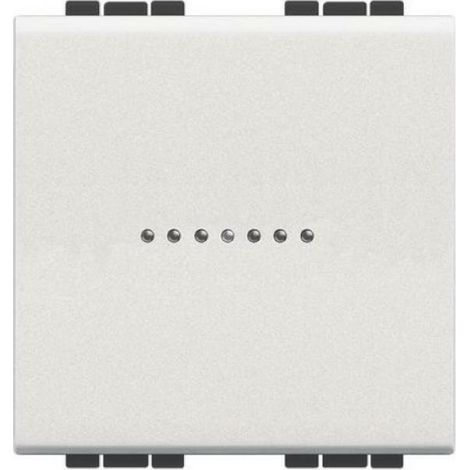 Desviador assial livinglight 1 polo 10a 2 mÓdulos blancos n4053m2n