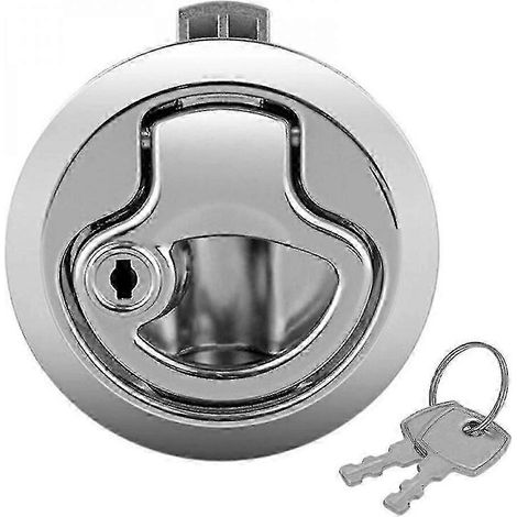 Loquet de trappe encastré en acier inoxydable pour bateau, camping-car et caravane. (1/5)