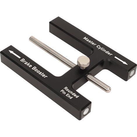 Brake adjustment tool, aluminum alloy brake booster master cylinder push rod with adjustable pin (1/5)