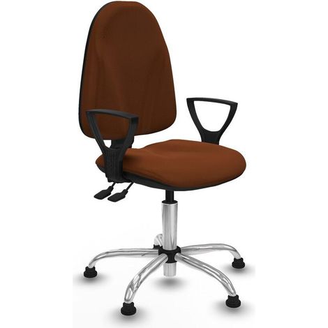 Piqueras y Crespo BFN05RT Silla de oficina marrón confortable (1/3)