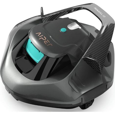 Robot Pulitore Piscina Senza Fili AIPER Seagull SE Ricondizionato, Aspiratore per Piscine Fuori Terra con LED, Autonomia 90 Minuti, Auto-Parcheggio