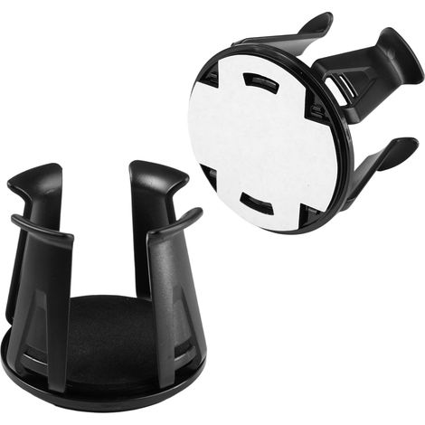 Lot de 2 Porte Gobelet Voiture, Getränkehalter Auto, Porte Canette Universel Voiture, Porte Gobelet Auto Adhésif pour Voiture, pour Intérieur de Véhicule, Compatible avec Tasses à Café et Bouteilles (1/5)