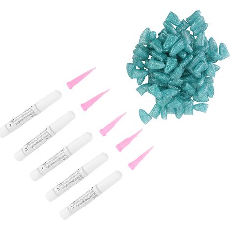 100 protège-griffes souples et multifonctionnels en PVC pour chiens (vert, taille S) (1/5)