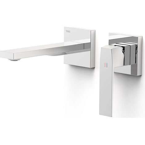 TRES 20230021 SLIM Pieza Vista para Cuerpo Empotrado De Lavabo Color Cromo - ref: 20230021