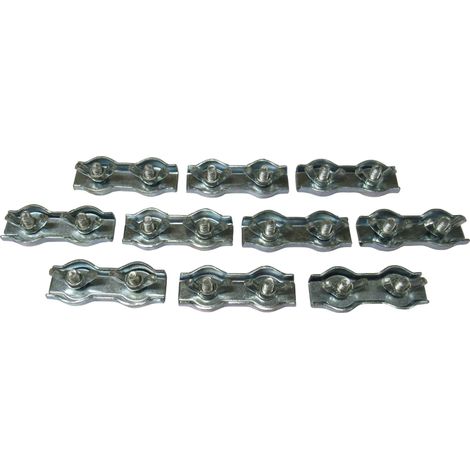 Electric Fence Wingnut Rope Connectors 6MM X10 (Poly Fencing Clips Joiner Joint)