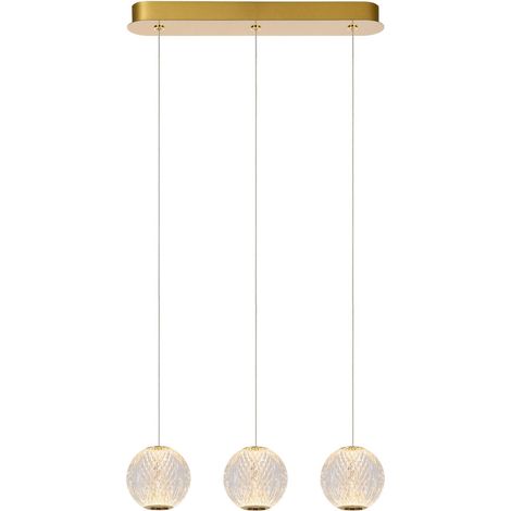 Lampe pendante dorée Cintra 3-lumière - 13499/12/60 (1/3)