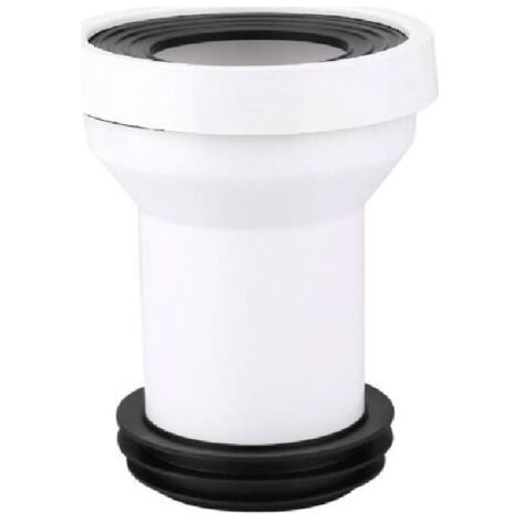 Accessoires de toilettes - Accessoires d'installation d'égout de toilettes Accessoires d'étanchéité de connecteur d'installation de tuyau d'évacuation d'égout de toilettes en plastique (1/5)