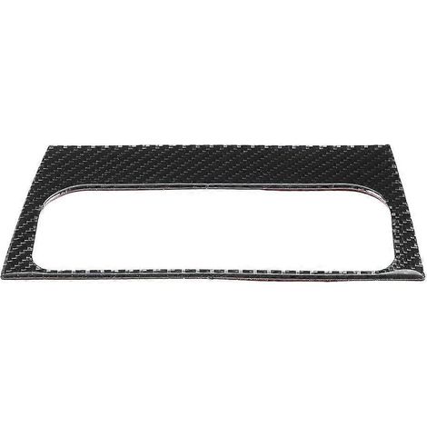 Panneau de garniture en fibre de carbone pour cadre d'interrupteur de climatisation, autocollant adapté à la VW Golf R MK6 (2008-2012) (1/4)