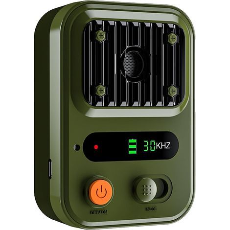 Antibellgerät für Hunde, Farbbildschirm, tragbar, leistungsstarkes elektronisches Ultraschall-Hundeabwehrgerät, verhindert effektiv Hundebellen, sicher und harmlos, einfach (1/4)