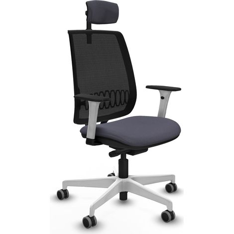 Sedia da ufficio piqueras y crespo Alares bianco schiuma ergonomica (1/2)