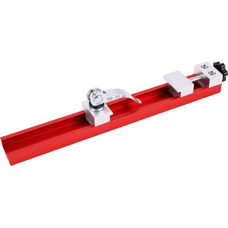 Rail de guide pour scie circulaire réglable en aluminium pour découpe précise bois et fraisage 240mm (1/5)