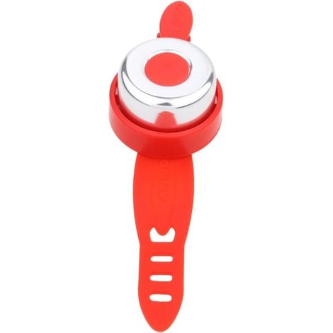 Mini Sonnette De Vélo En Aluminium Pour Enfants Avec Sangle Anneau Rouge Cloche Trompette Scooter Adulte Accessoire (1/4)