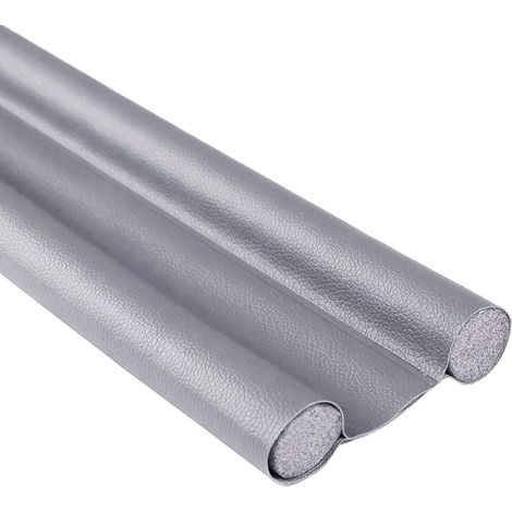 Parabrisas inferior de puerta, insonorizado, cortavientos, antipolvo, opaco, antiinsectos, 93 cm (gris) (1/5)