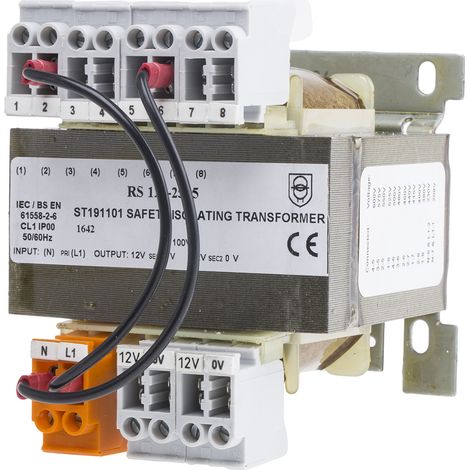 Transformateur à montage sur panneau et rail DIN, Vin 208 V ac, 230 V ac, 380 V ac, 400 V ac, 415 V ac, 440 V ac, 460 V ( Prix pour 1 ) (1/2)