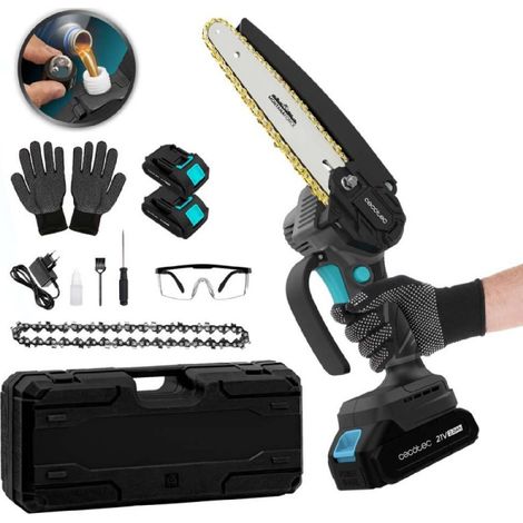 Cecotec Akku-Astsäge 6" 21V MontanaForce 6000 Hand. 700W, Geschwindigkeit 24500rpm, Knopfschmierer, Inklusive 2 Batterien (1/5)
