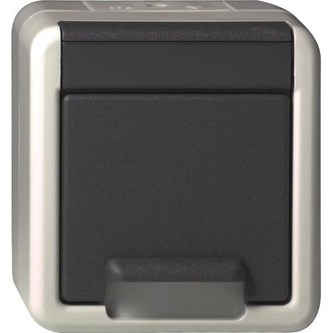GIRA 444030 SCHUKO KD WG AP Grau (444030)