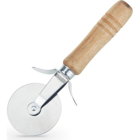 2pcs Poignée en bois en acier inoxydable Cutter de roues (1/4)