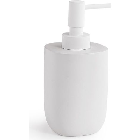 Dispenser Sapone Da Appoggio Bianco Opaco In Resina  Yucca