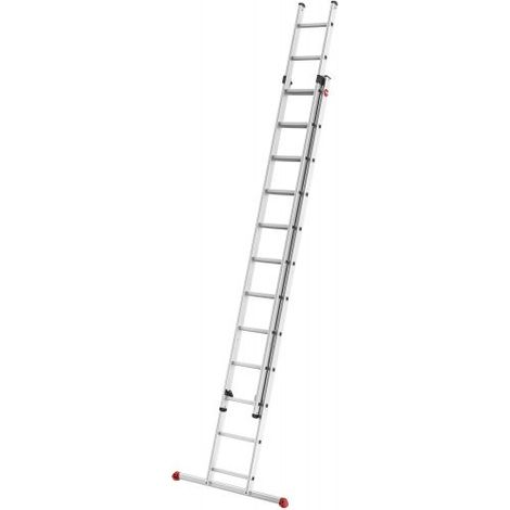 Escalera aluminio 2 tramos corredera ProfiStep Duo (2x12 peldaños) HAILO