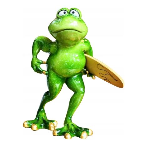 Frosch-Surfer-Figur, 16 cm (1/5)