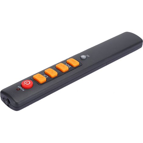 Télécommande universelle programmable avec gros boutons, contrôleur intelligent pour TV, décodeur, lecteur DVD, DVB, chaîne hi-fi et magnétoscope. (1/5)