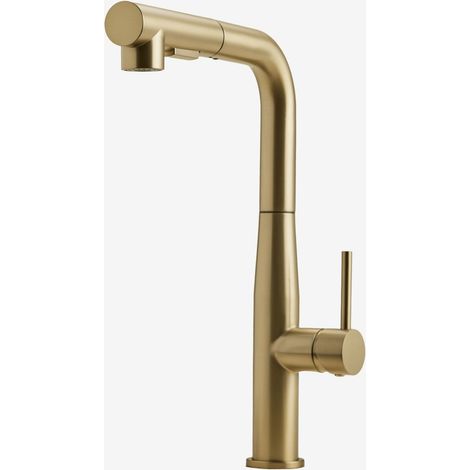 Rubinetto da cucina da esterno con bocca alta estraibile in acciaio inox Olyt SKLUM            