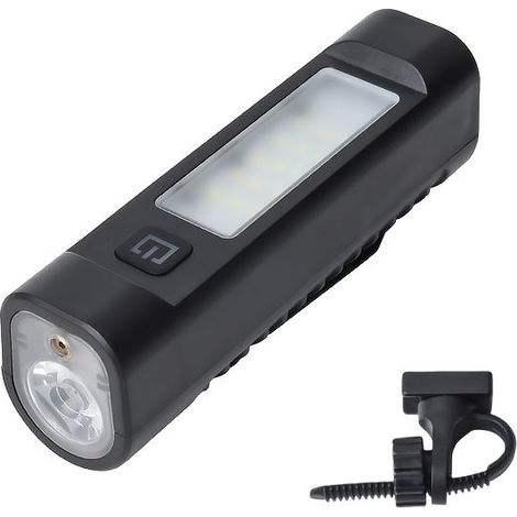 Lampe Torche Multifonction Extérieure avec Laser Rouge – Lumière Principale 4 Modes, Lumière Latérale 5 Modes, Chargement Type-C, Clip de Ceinture, Activation Facile du Laser (1/5)