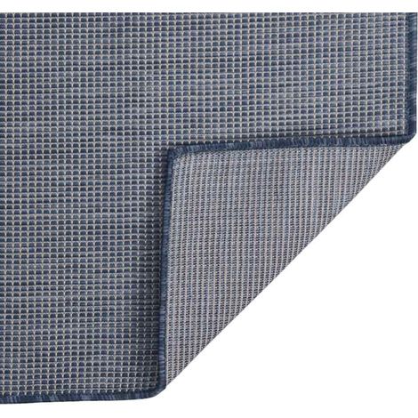 Maison Exclusive - Outdoor-Teppich Flachgewebe 120x170 cm Blau (1/5)
