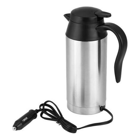 BUNTHAUS Tasse chauffante pour voiture, bouilloire électrique universelle de 750 ml avec fermeture sécurisée et bonne isolation pour voiture (1/4)
