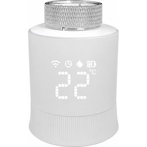 Vanne thermostatique connectée Zigbee ME168RF avec affichage LED 5-60°C me168rf 300 g – Livraison gratuite