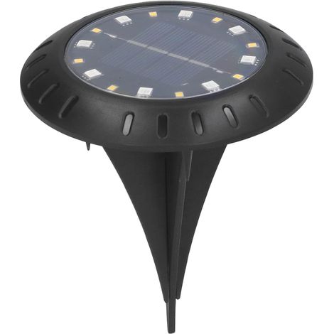 Lampes Solaires Au Sol Charge Automatique RVB LED Lampe Perles IP67 Imperméable Blanc Chaud Sol Lumières Extérieur Enterré Lumières Jardin Décoratif Pelouse Lumières Paysage (1/4)