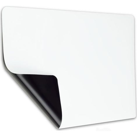 Tableau blanc magnétique A3 pour réfrigérateur - Blanc (1/4)