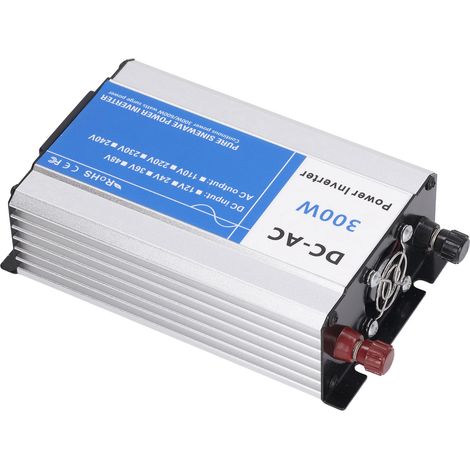 Onduleur 300W Sinus Pur pour Camping-car et Voiture avec Ports USB et Prise AC (1/5)