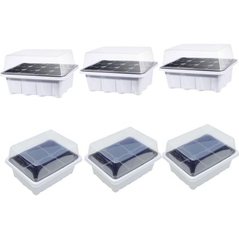 pi ces Lot Plateaux Germination Plastique Bac Semis pour (1/5)