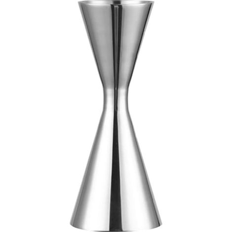 ABYSSE-Doseur intégré en acier inoxydable 304 - 60/90 ml - Taille XL - 6 x 5 x 15,5 cm - Doseur monobloc moulé - Doseur pour spiritueux - Doseur - Graduations - Doseur double face - Idéal pour les bar (1/5)